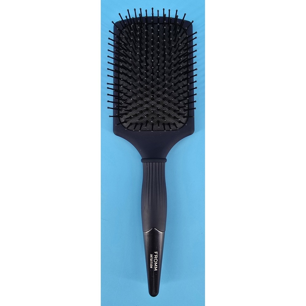 Fromm Intuition Paddle Hair Brush - Detangle Blow Dry Smooth Blue Black‎ EUC